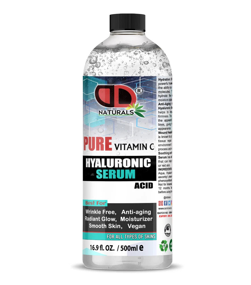 DD Hyaluronic Acid Serum Hydrating Anti Ageing Wrinkle Plumping Vitamin C
