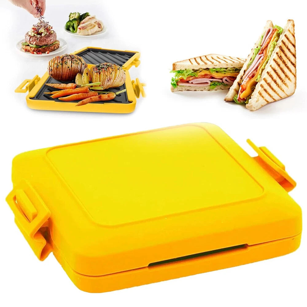 Toasted Sandwich Maker Microwavable Machine Waffle Maker Microwave Oven Toastie