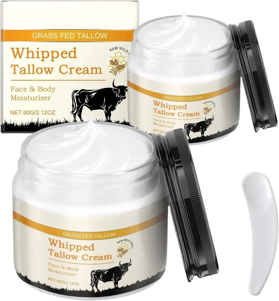 Beef Tallow for Skin, Beef Tallow and Honey Balm, Beef Tallow Face Moisturizer