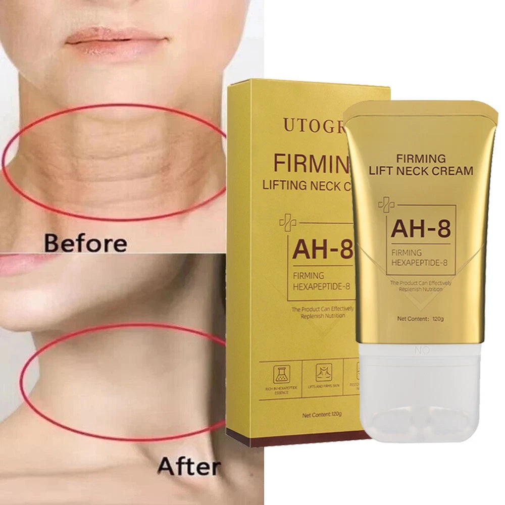 AH 8 Firming Neck Cream for Crepey Skin Body Moisturize Comfort Roller Neck Care
