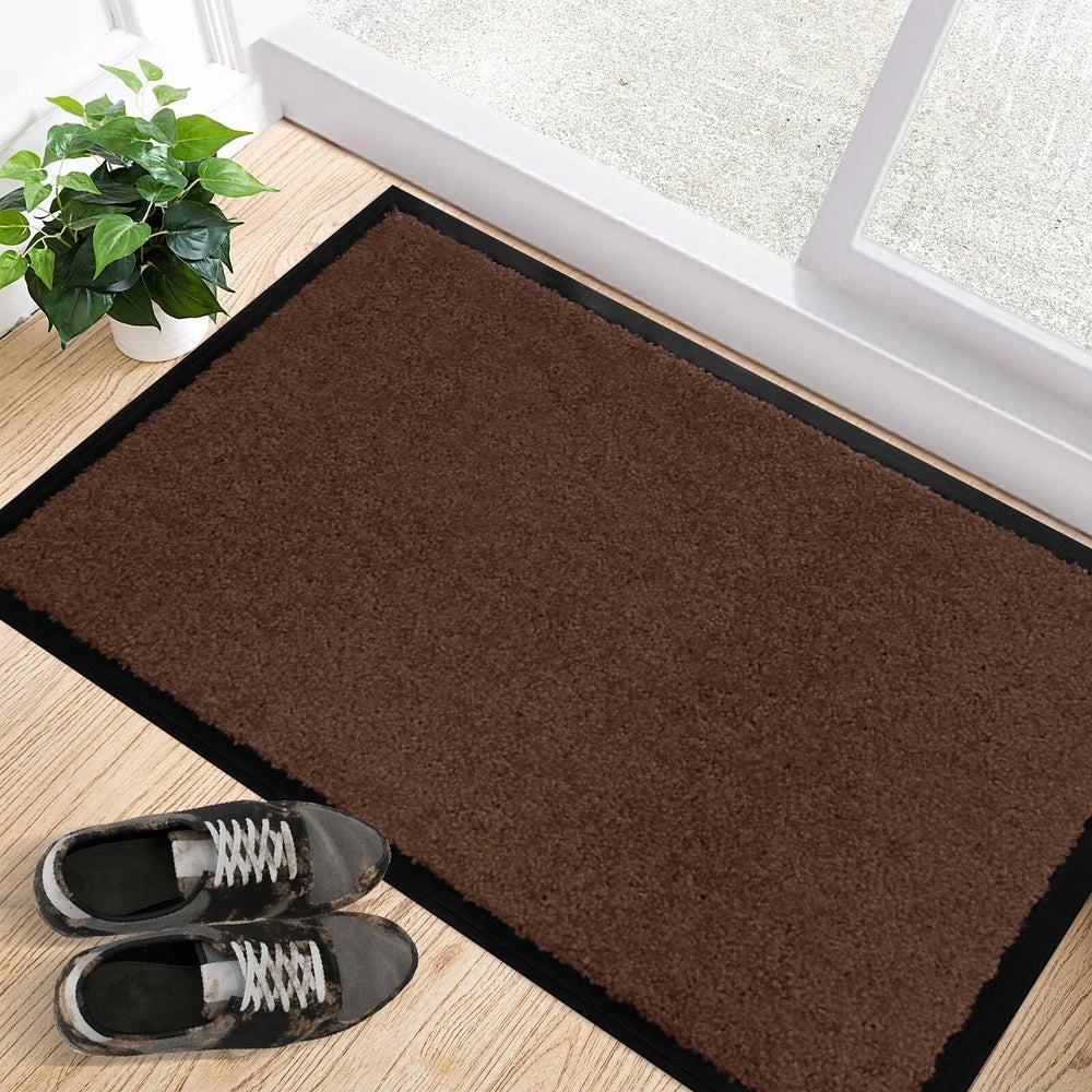 Door Mat Heavy Duty Barrier Rubber Entrance Non-Slip Floor Rugs Kitchen Runner