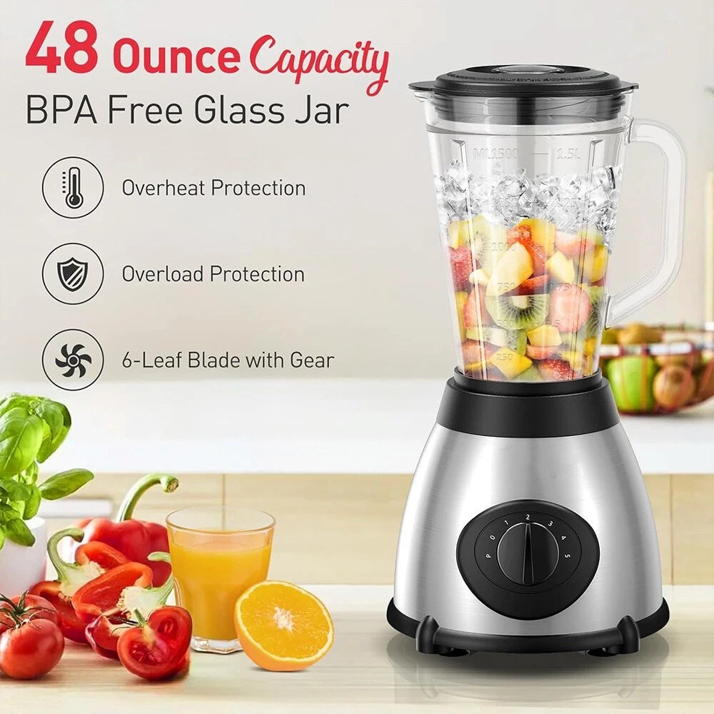800W Blender Smoothie Maker Ice Crusher Mixer Milk Shake Fruit Juicer Vegetables