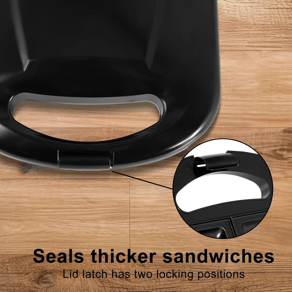 Toastie Maker 2 Slice Sandwich Toaster Non-Stick Machine Easy Clean 750W New UK