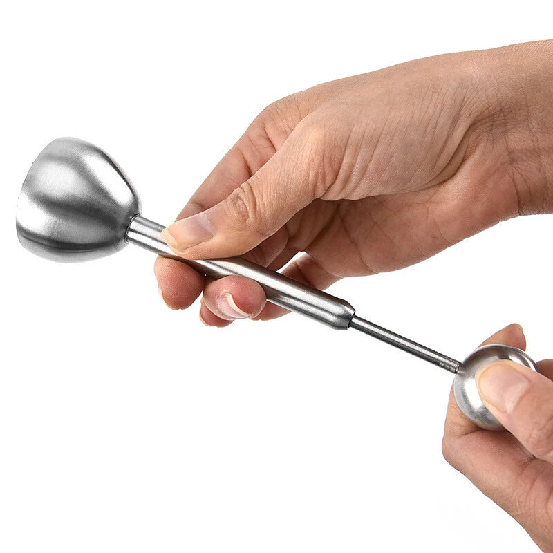 Stainless Steel Egg Topper Eggshell Cutter Egg Cracker for Hard Soft Boiled Egg~