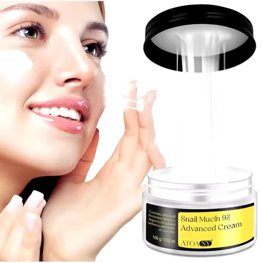 Snail Cream, Snail Mucin 92 Advance Cream, All-in-One Cream - 100ml