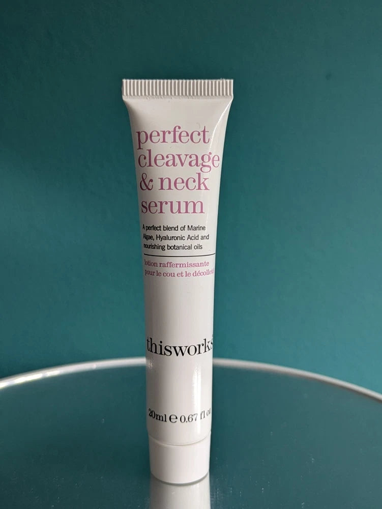 This Works Mini Perfect Neck & Cleavage Serum 20ml New Foil-Sealed LIFTS & FIRMS