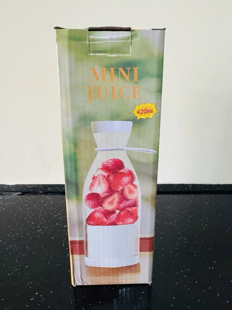 Mini Portable Blender for Smoothies & Shakes – USB Rechargeable Juicer Cup 450 M