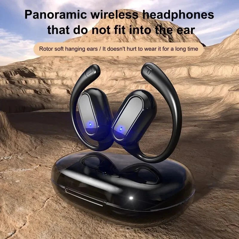 Open Ear Wireless Bluetooth Headphone 5.4 Earphones For Android & iPhone Earbuds