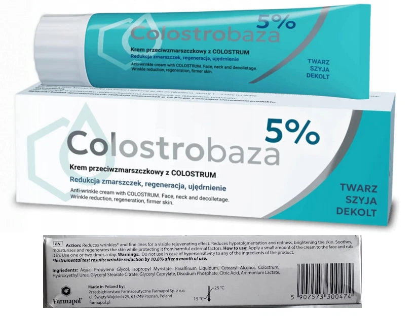 COLOSTROBAZA ANTI-WRINKLE CREAM WITH COLOSTRUM 30g FIRMING AND SKIN REGENERATION