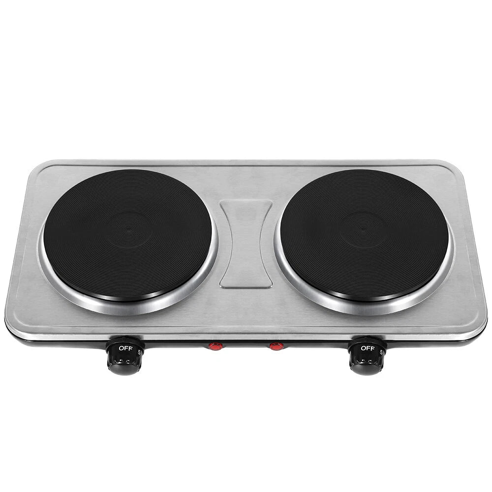 New Electric Hot Plate Portable Single Double Table Top Cooker Kitchen Hob Stove