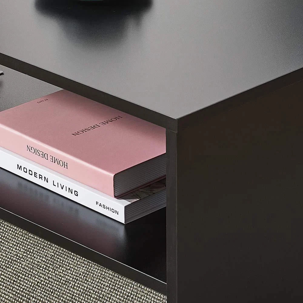 2 Tiers Coffee Table Couch End Side Sofa Tea Table Accent Table Simple TV Stand