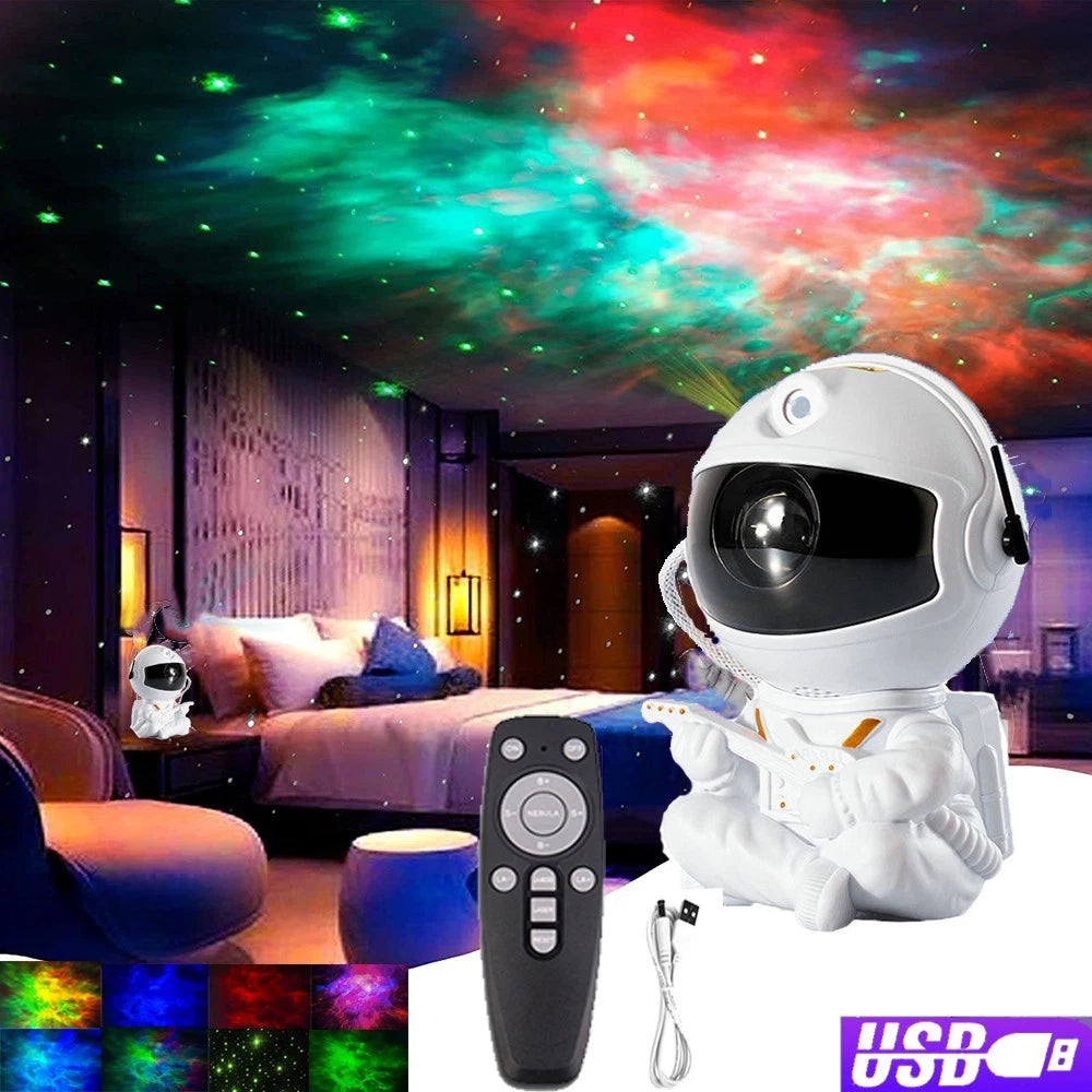 Astronaut Projector Starry Galaxy Night Light LED Lamp Space Nebula w/Remote UK