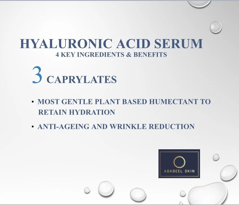 2x Hyaluronic Acid Serum - Skin Hydration, Nutrition, Repair & Anti-ageing 30ml