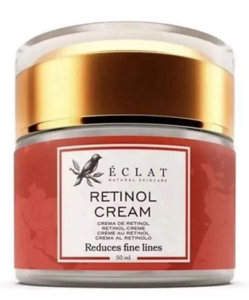 Eclat Retinol Face Cream 50ml Night Moisturiser & Vitamin C Serum SET UK Stock
