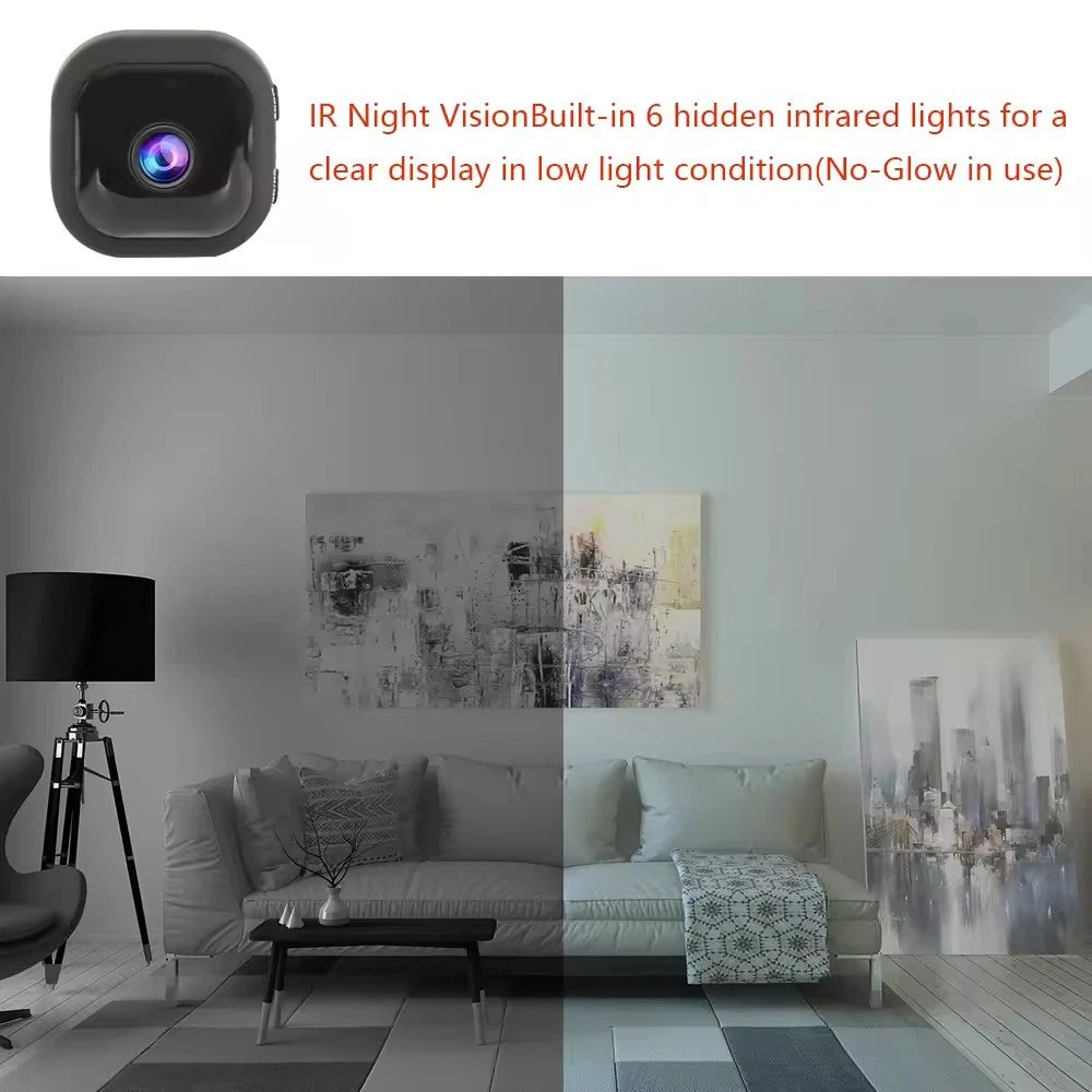 HD 1080P Wireless WiFi CCTV Indoor Outdoor Mini IP Camera Home Security Cam UK