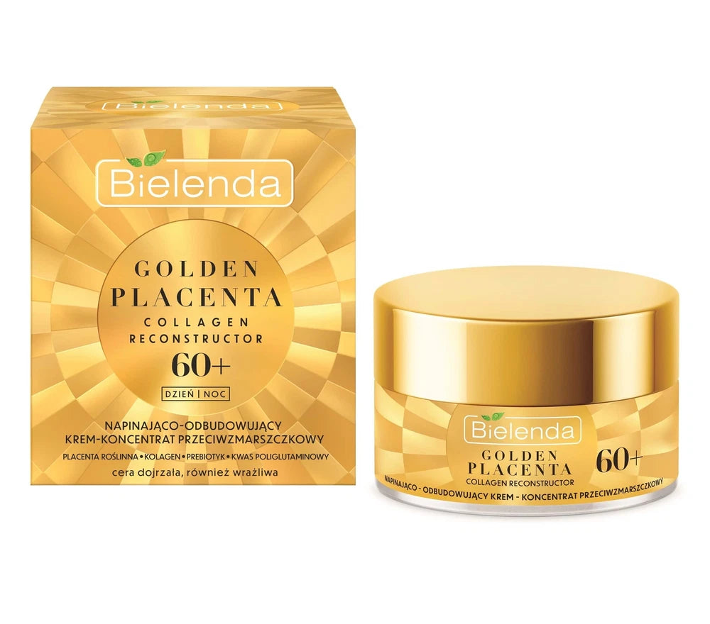 Bielenda Golden Placenta Tightening and Rebuilding Anti Wrinkle Cream 60+50ml
