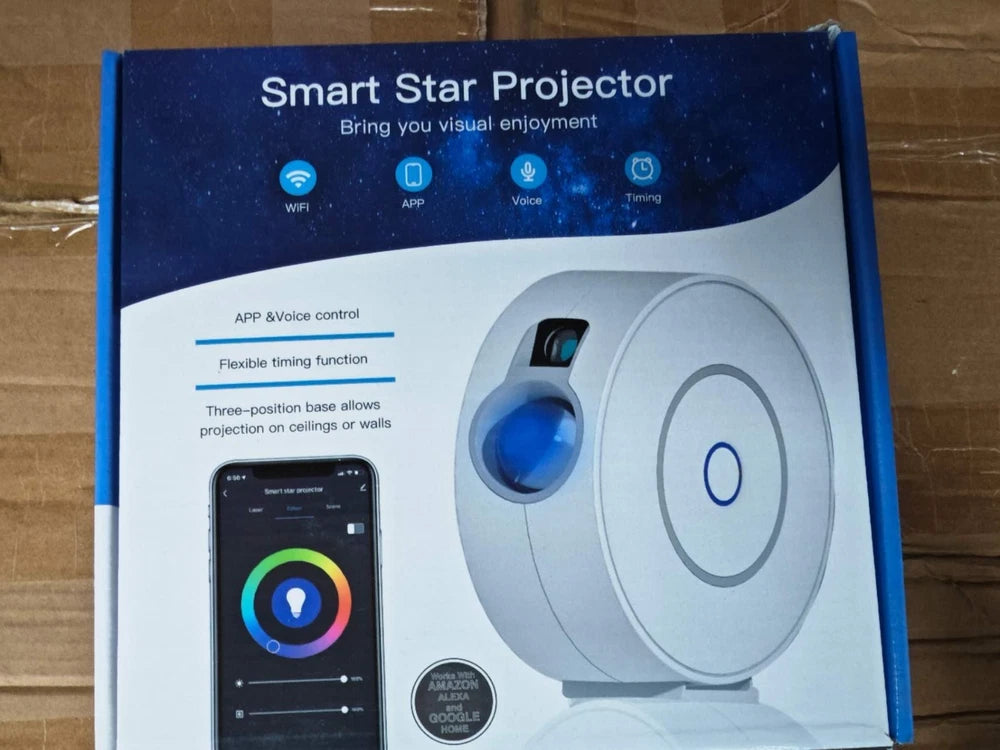 LED Star Projector Light Galaxy Lamp SKy Moon Nebula Night  with Base Remote