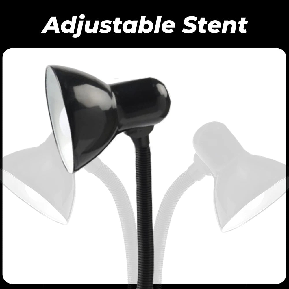 Desk Lamp Neck Table Flexi Desk Reading Lamp With Bulb Home Office Study Light