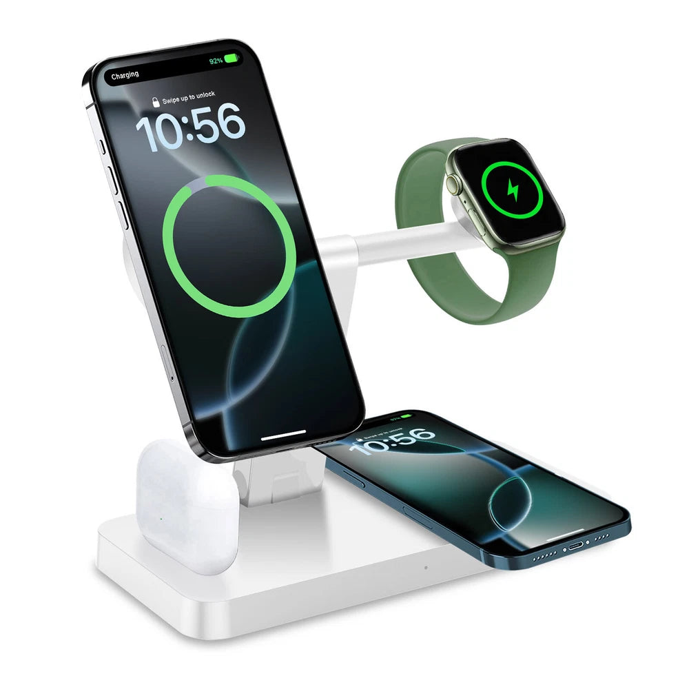 Wireless Charger 4in1 Fast Dock Charging Station For Apple Watch iPhone 16 15 14