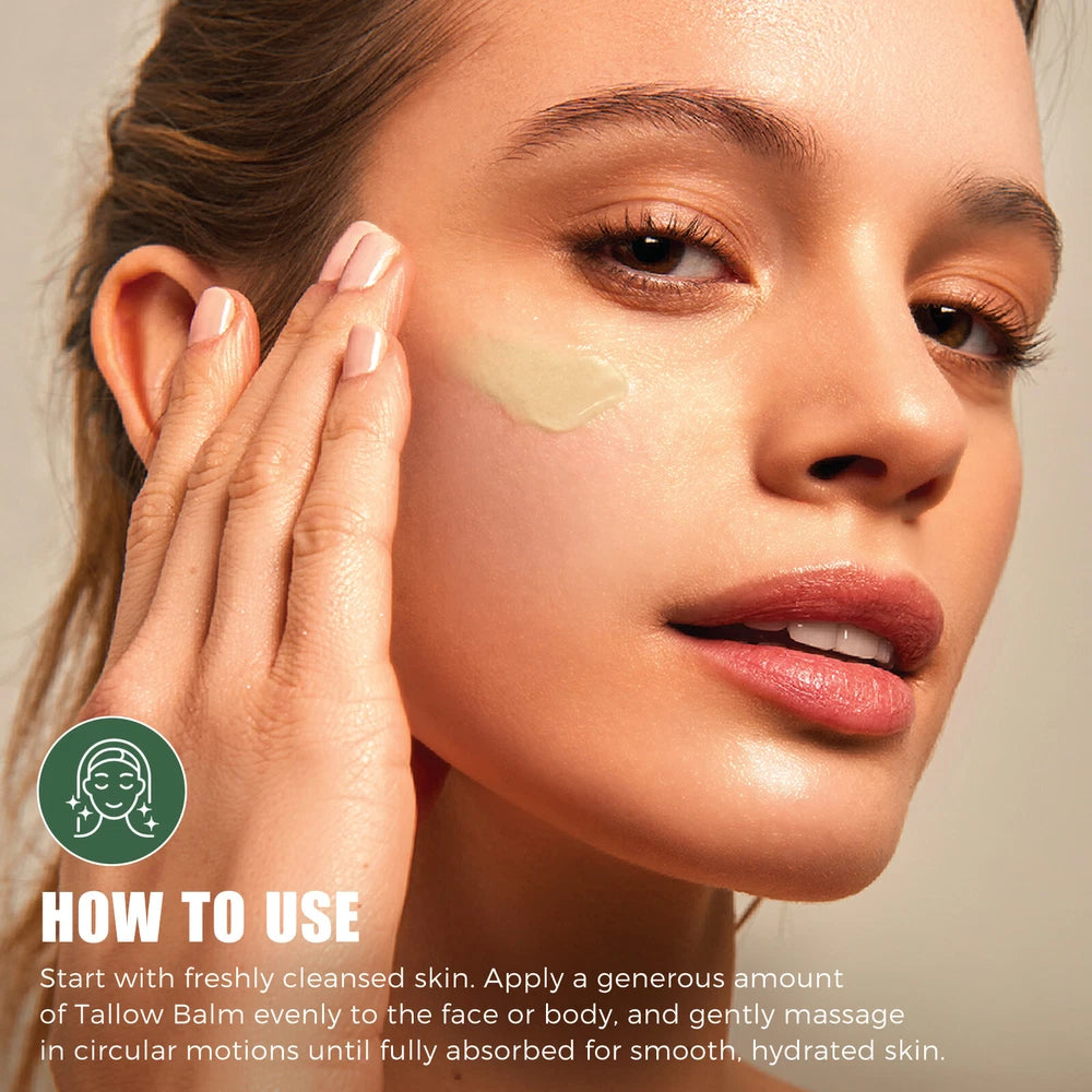 Whipped Tallow Honey Balm, Tallow Balm, Beef Tallow Face Cream, Grass Fed Beef T