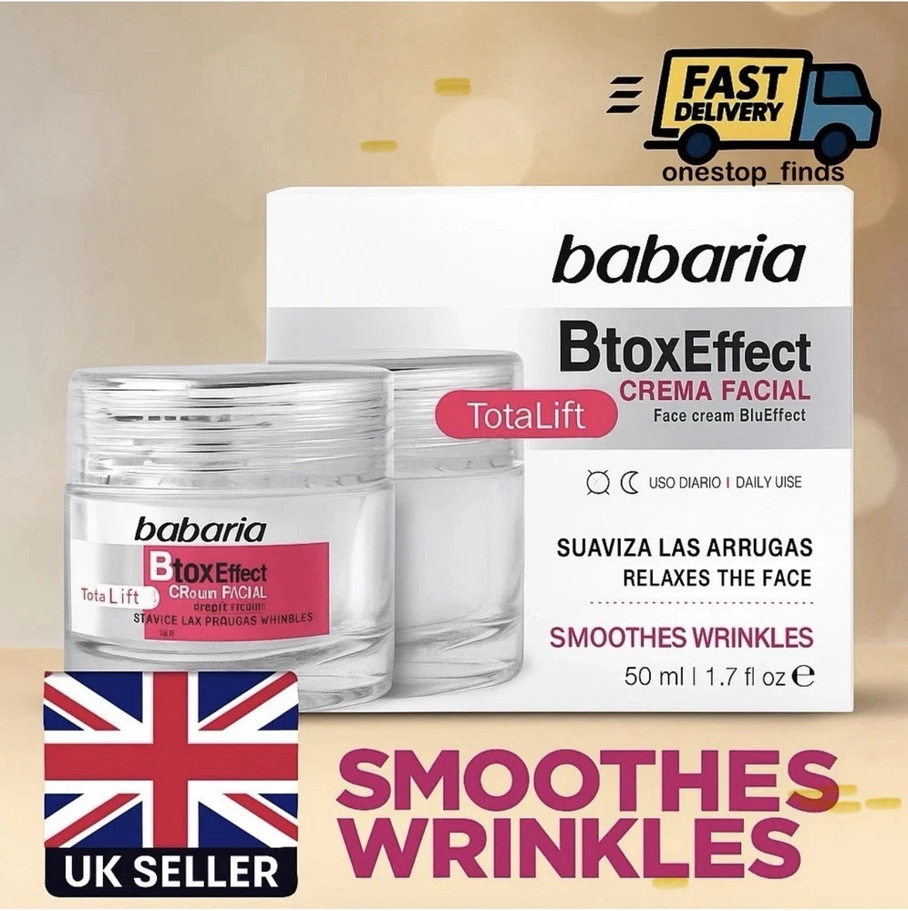 Babaria Btox Effect Face Cream Total Lift 50ml - Brand new Sealed ✅✅✅