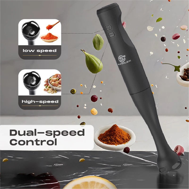 2Speed Handheld Stick Blender Whisk Curry Puree Mixer Food Processor Fresh juice