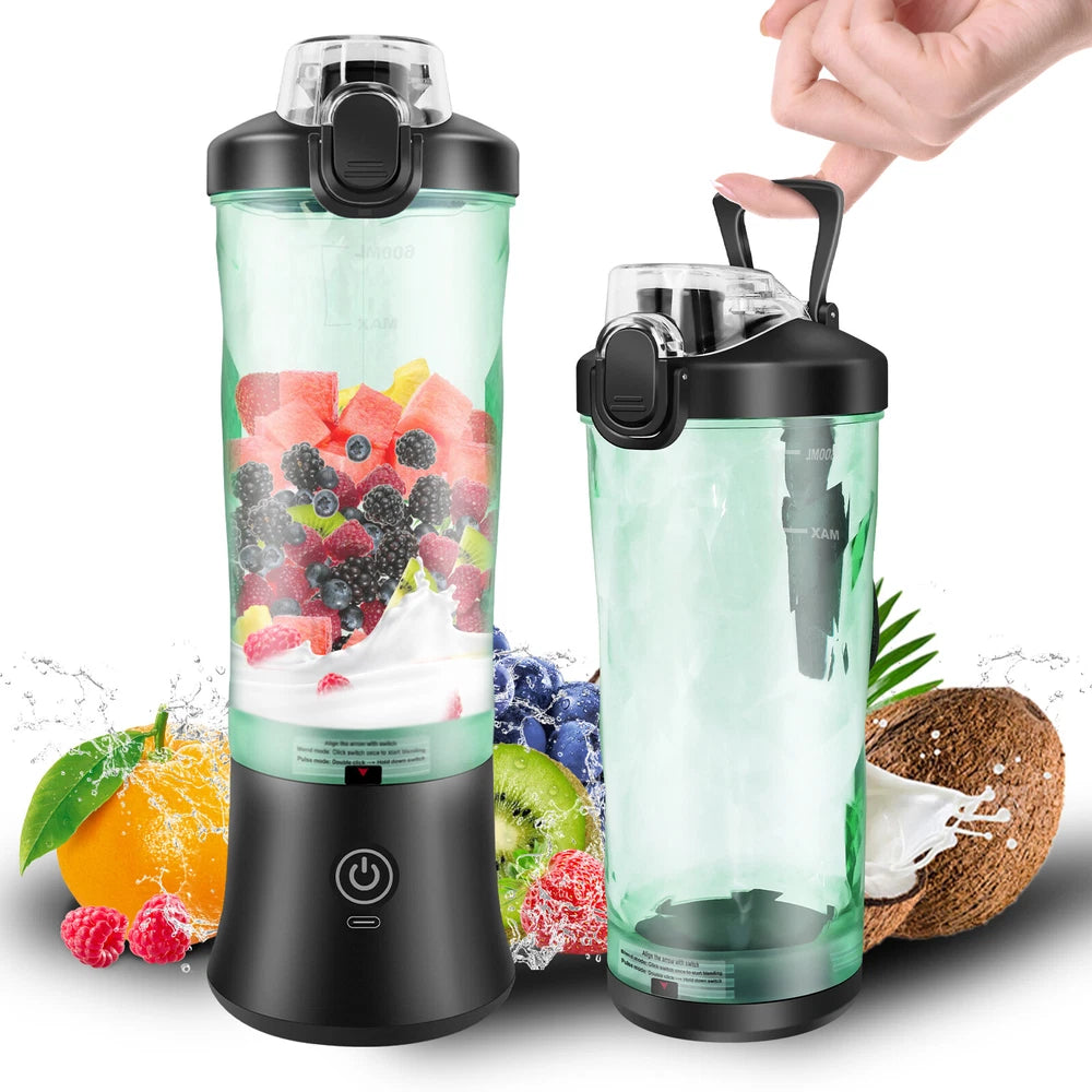 3800W Portable Blender for Shakes and Smoothies, 4000mAh Rechargeable 6 Blades