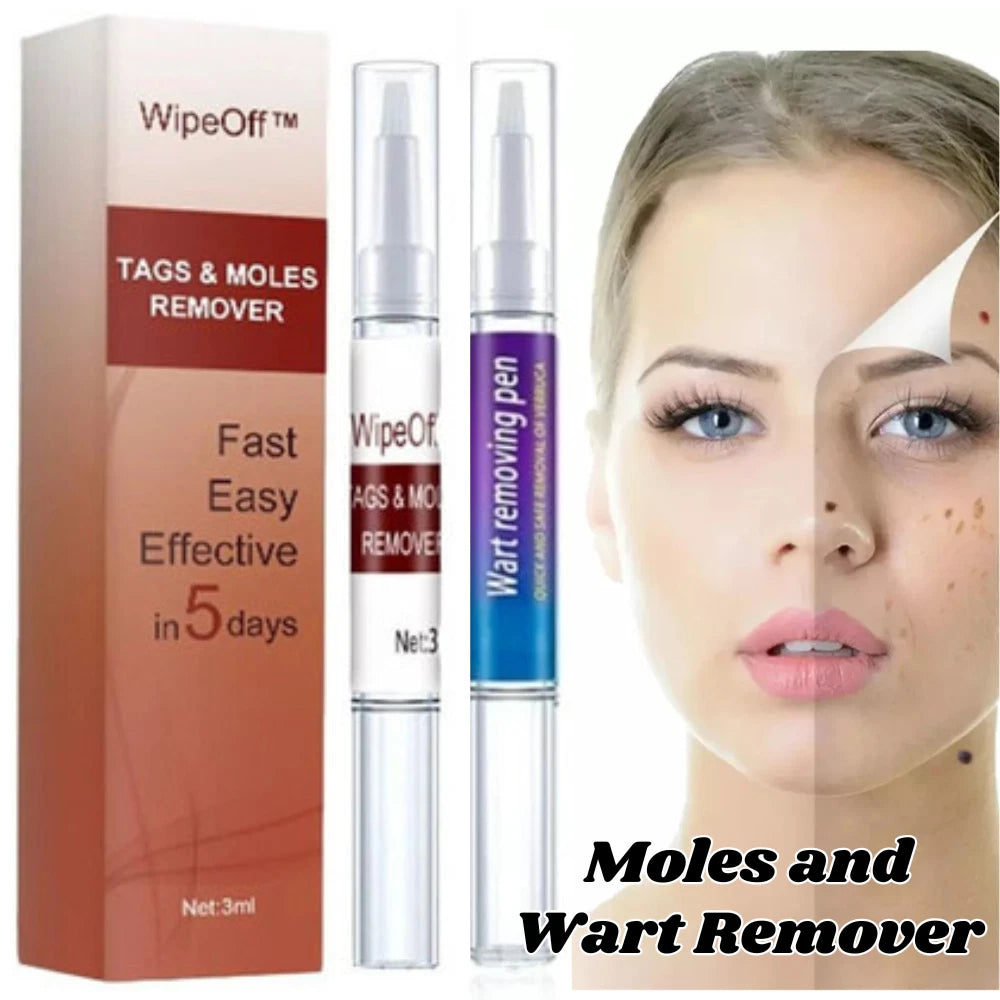12 Hours Wart Remover Pen Skin Tag Mole Quick Remover Eliminate Foot Corn Warts