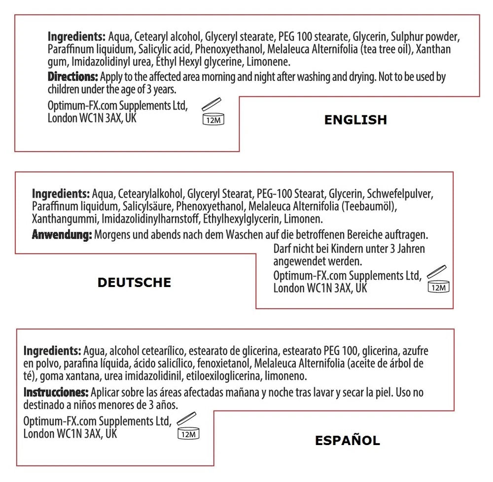 V88 Breakout Cream Salicylic Acid Spots Blackheads Blemishes Problem Skin 50 g