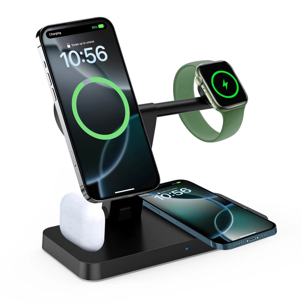 Wireless Charger 4in1 Fast Dock Charging Station For Apple Watch iPhone 16 15 14