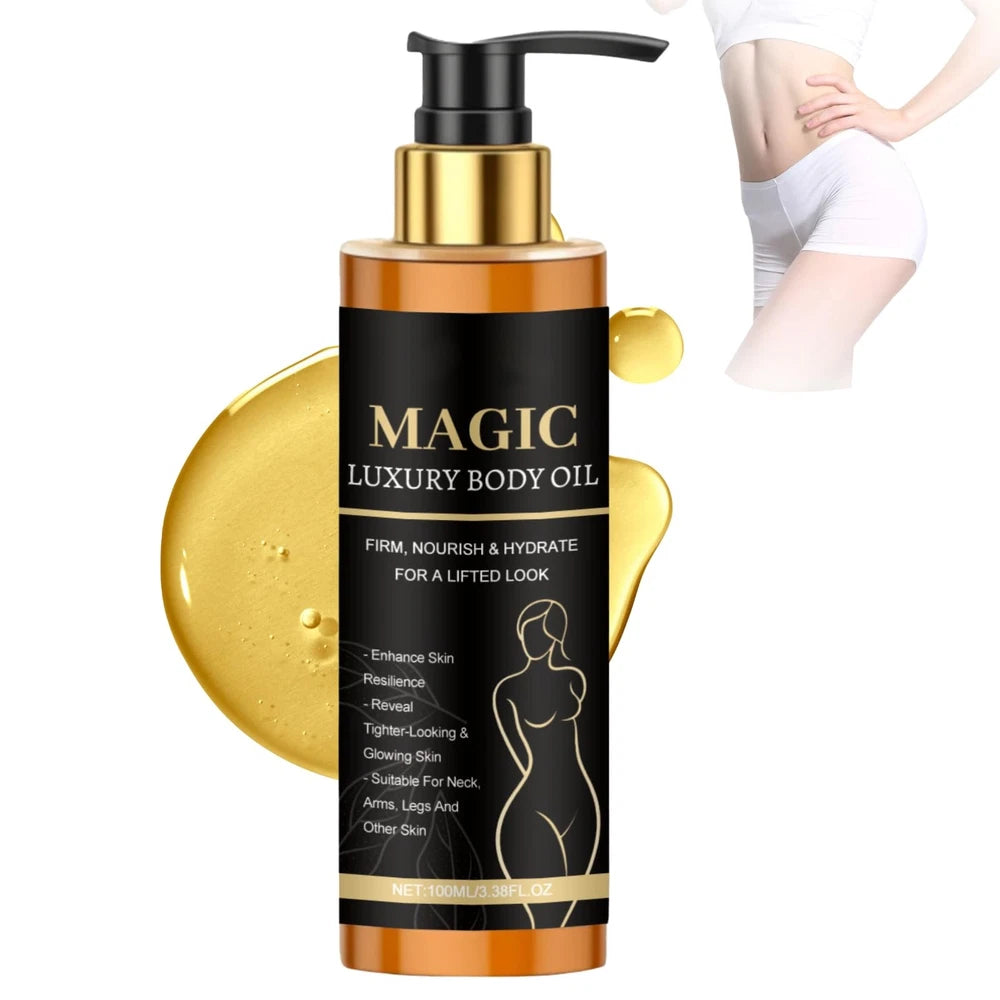 Magic Firming Body Oil,Glow Remedy Oil Skin Tightening for Women & Men,Body