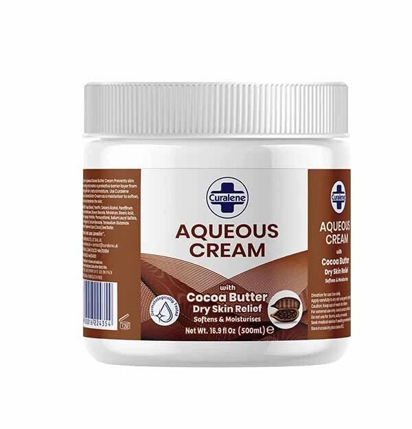 Curalene Aqueous Cream Dry Skin Relief Cocoa Butter 500ml x 6