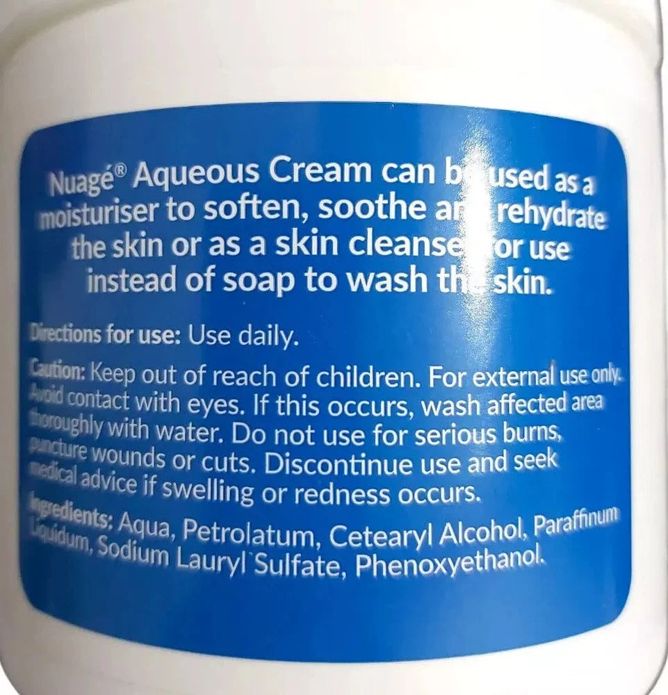 AQUEOUS MOISTURISING CREAM LOTION 500ML RELIEF OF DRY DRY SKIN FRAGRANCE FREE