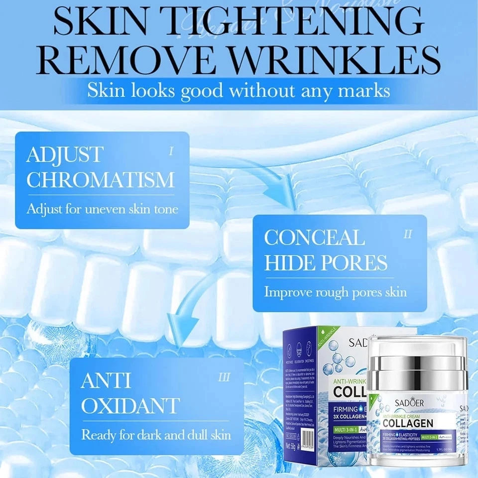 Collagen Anti Wrinkle Face Cream With Retinol,Peptides-Anti Aging Face Cream Fo