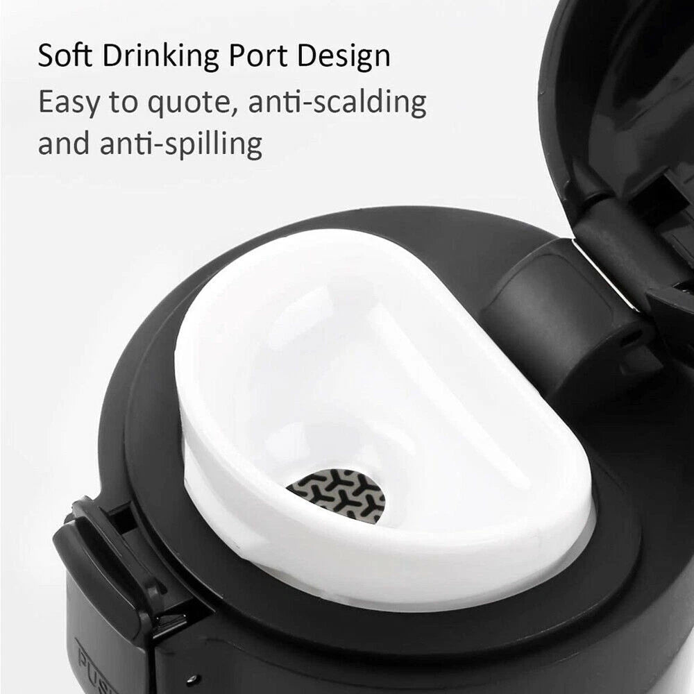 NEW Insulated Travel Coffee Mug Cup Thermal Stainless Steel Flask Vacuum Thermos