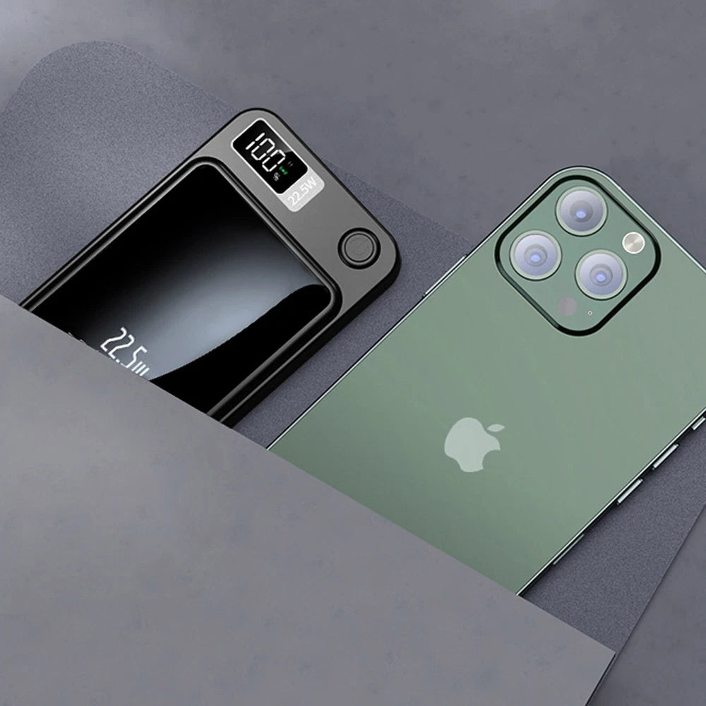 10000mAh Wireless Magnetic Power Bank Charger Battery For i.Phone 16 15 14 13 12