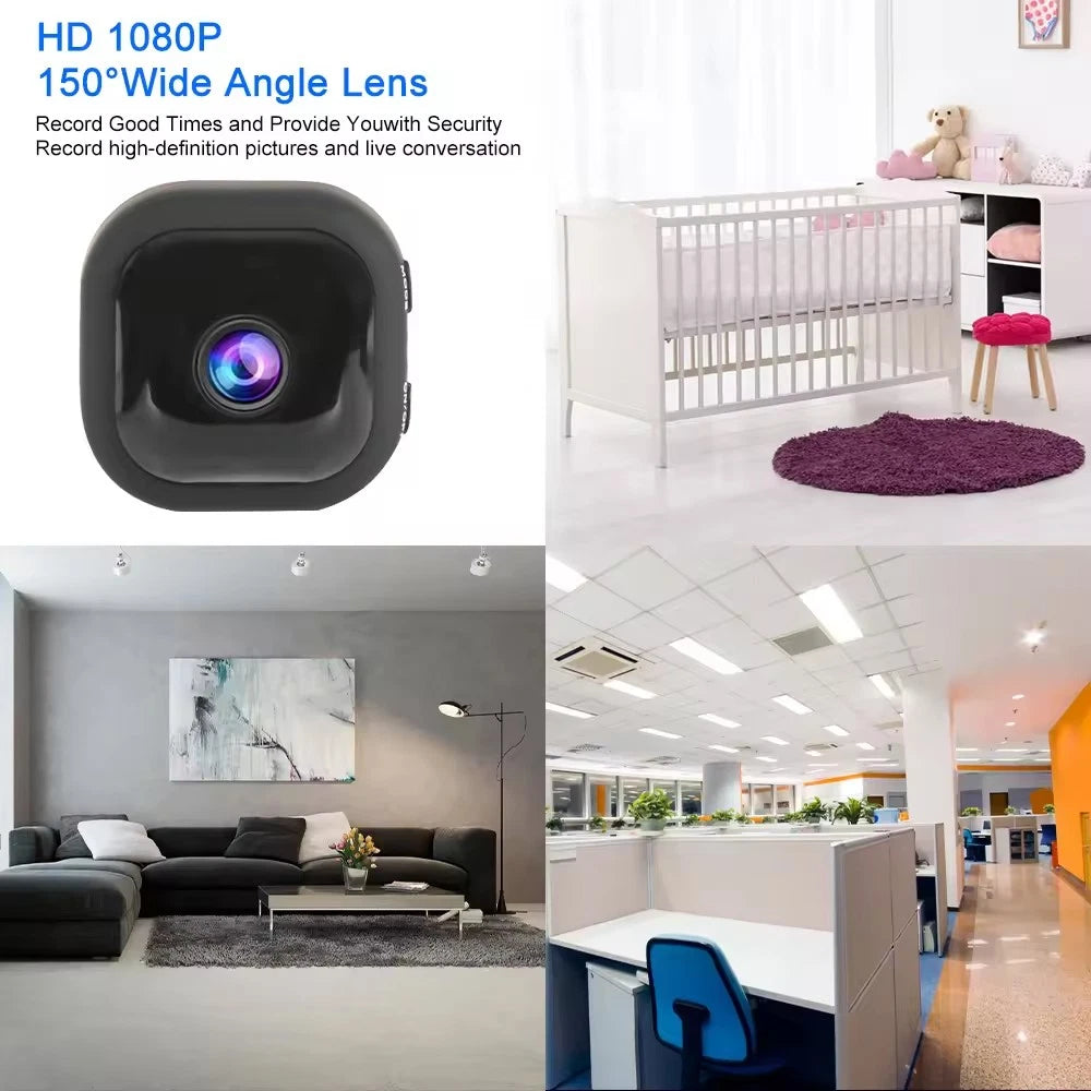 HD 1080P Wireless WiFi CCTV Indoor Outdoor Mini IP Camera Home Security Cam UK