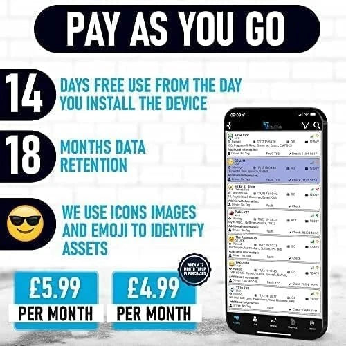 TruTrak GAT23 GPS Tracker 4G - Real Time magnetic vehicle car Tracking Device