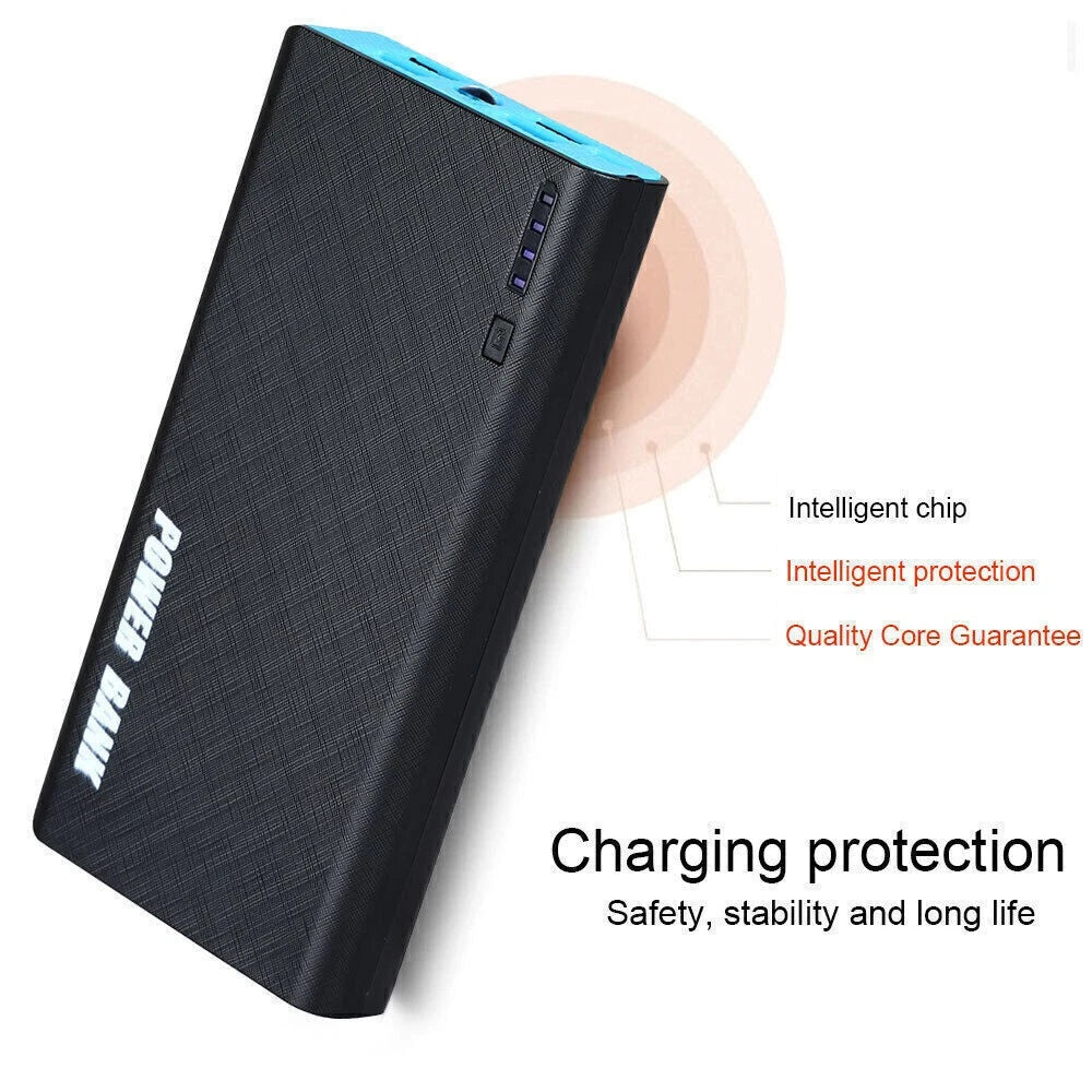 9000000mAh Power Bank Fast Charger Battery Pack Portable 4 USB for Mobile Phone.