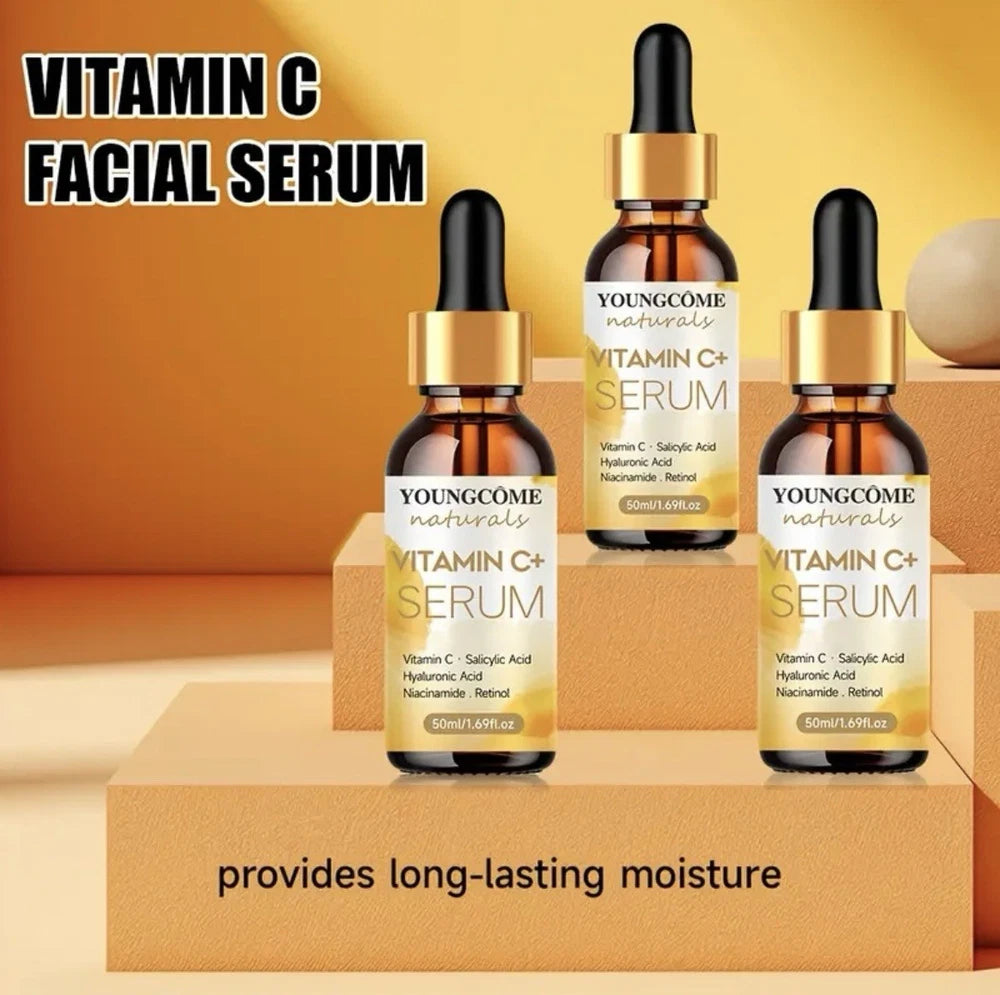 Vitamin C Facial Serum Anti-Aging Retinol Glycerin Hyaluronic and Salicylic Acid