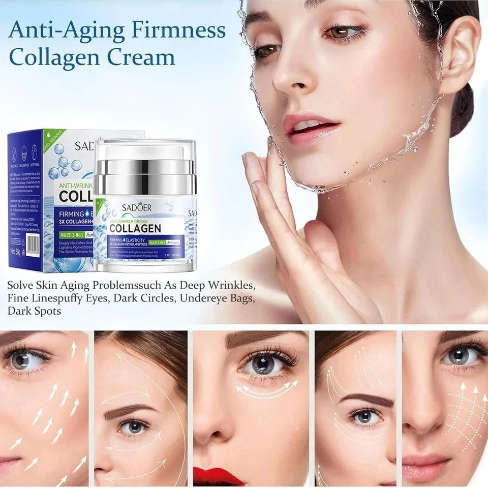 Collagen Anti Wrinkle Face Cream With Retinol,Peptides-Anti Aging Face Cream Fo