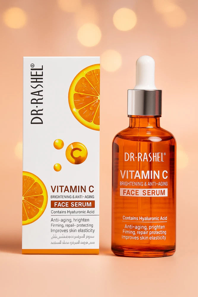 dr rashel Vitamin C Face Serum - Hyaluronic Acid, Brightening, Anti Wrinkle and