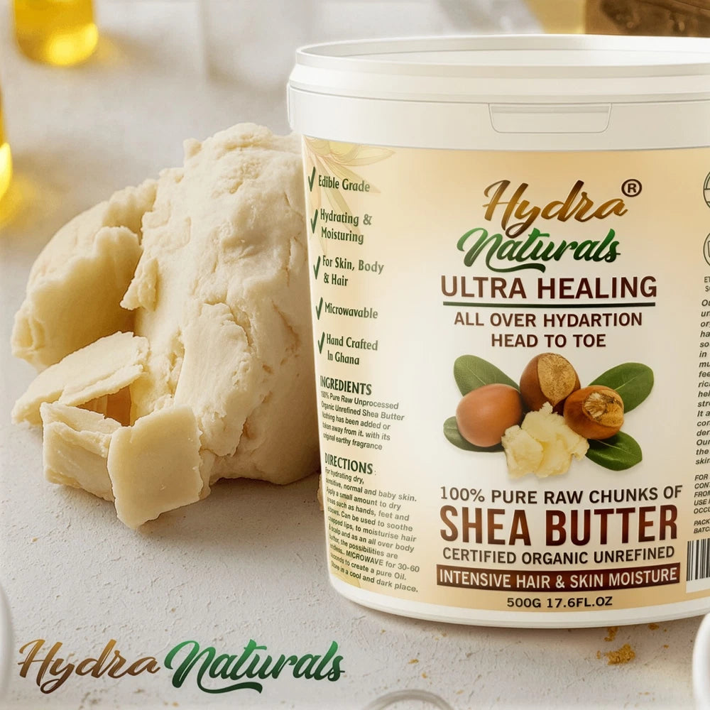 Shea Butter 500g Certified Organic Unrefined Pure Natural Raw Grade A Ivory