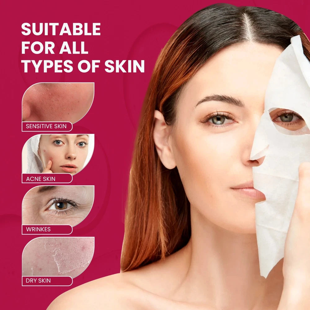 4x Bio Collagen Real Deep Face Mask Anti Age Wrinkle Skin Care Firming Hydrating