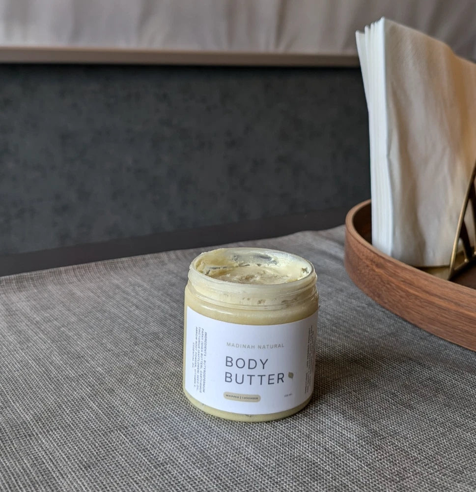 Handmade Whipped Shea Body Butter – Rose Scented 150ml, All-Natural Moisturiser