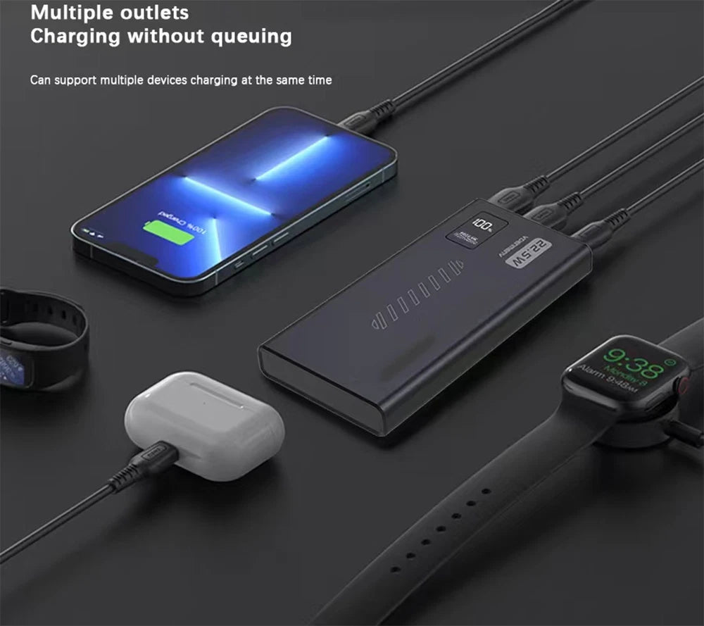 Portable Power Bank Battery Pack 9000000mAh Fast Charge Powerbank For Samsung