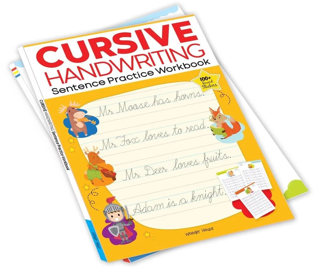 Cursive Handwriting - Sentence Practice Workbook