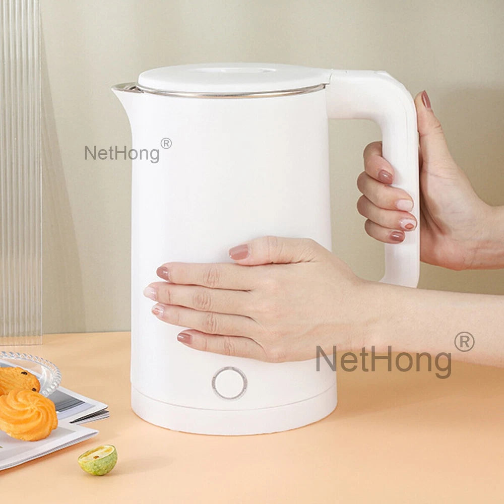 2.3L Electric Kettle Fast Boil 1500W Stainless Steel Jug Boil-Dry Protection