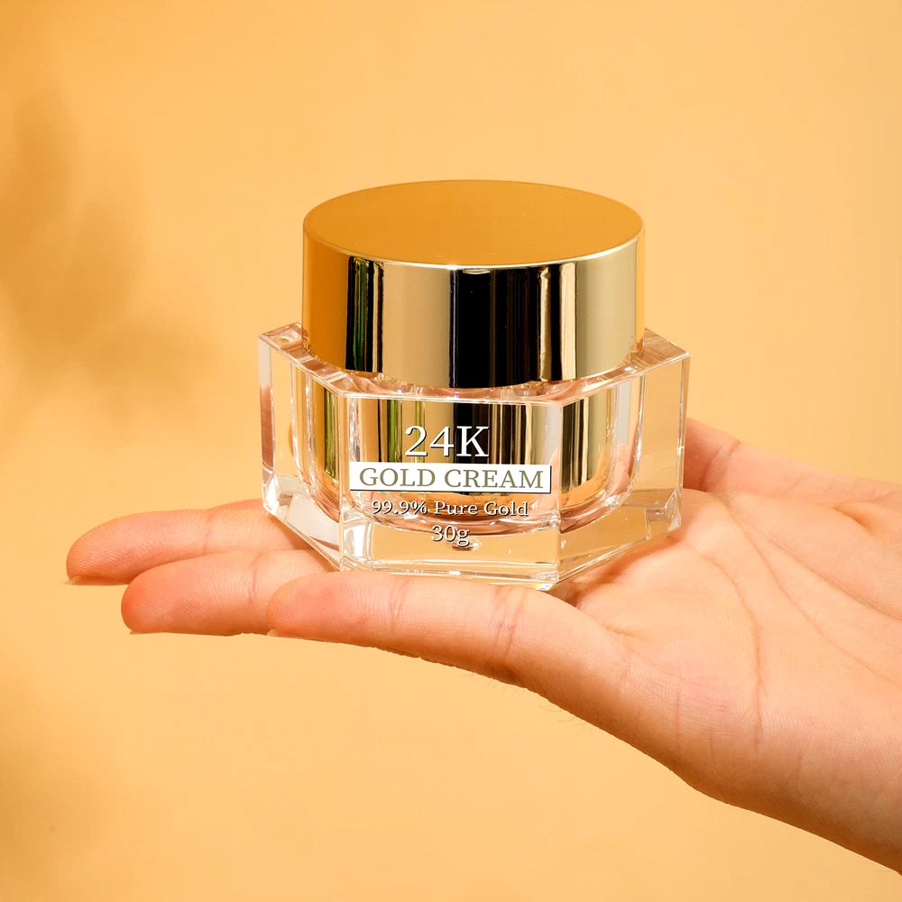 24K GOLD CREAM WRINKLE REPAIR ANTI AGING TIGHTENS & INCREASE  SKIN ELASTICITY