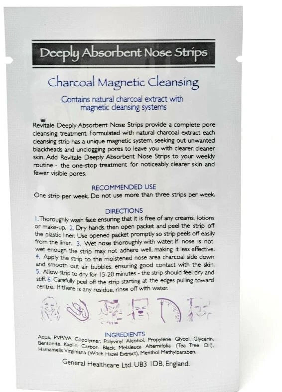Revitale Charcoal Removing Blackhead Deep Cleansing Nose Strips